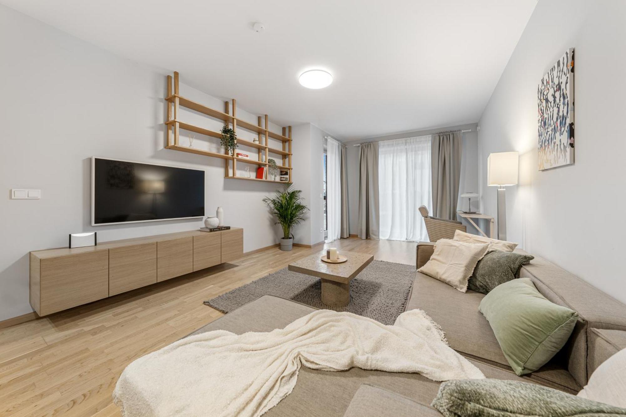 Cozy 55m2 Zverynas Retreat With Butas