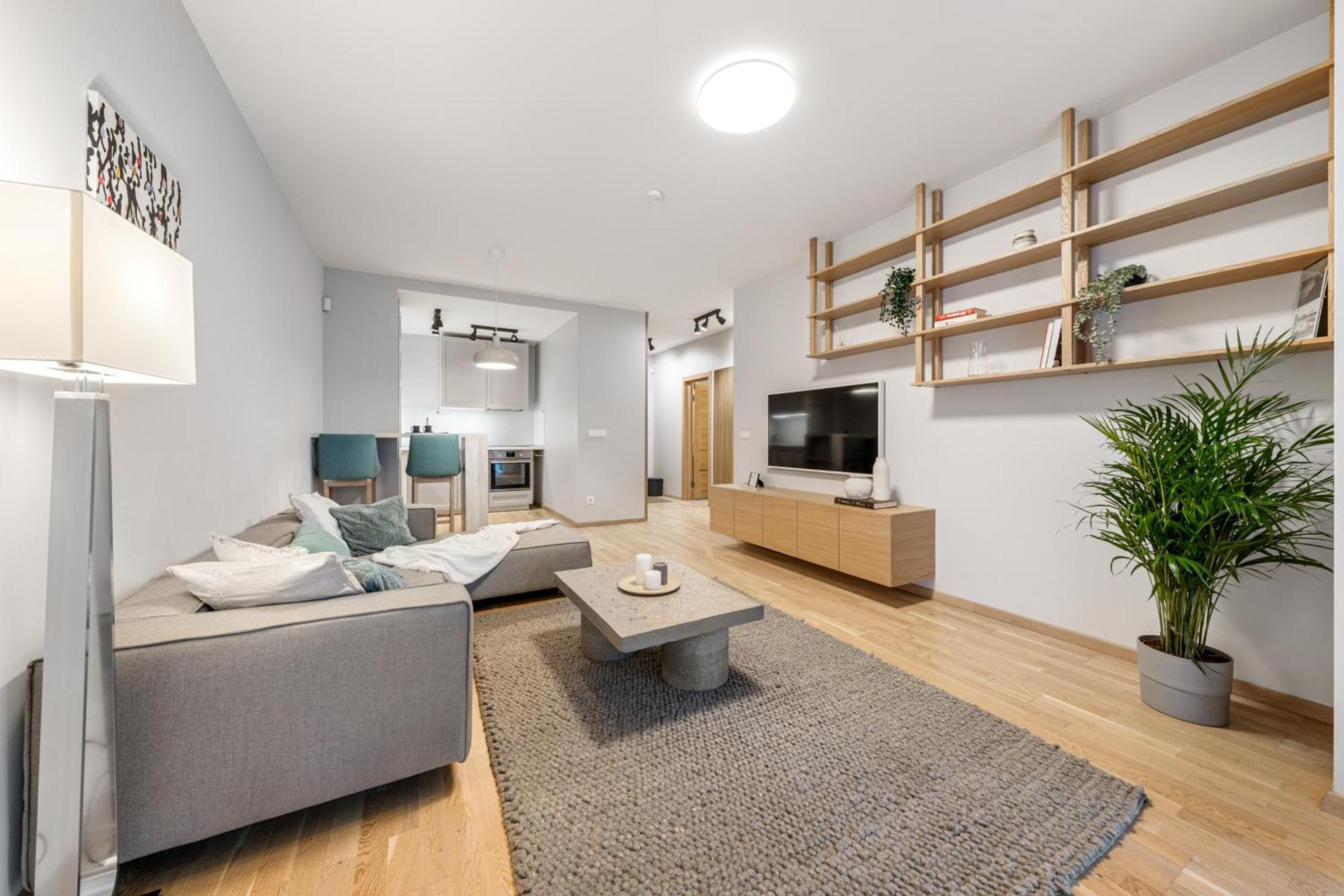 Cozy 55m2 Zverynas Retreat With Butas *